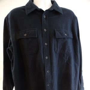 LL Bean Mens XL Chamois Shirt Long Sleeve XL